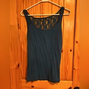 Maurice’s teal lace tank top XL